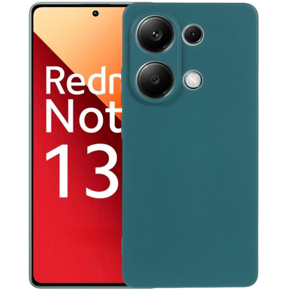 Etui do Xiaomi Redmi Note 13 Pro 4G / Xiaomi Redmi Note 14S / Xiaomi Poco M6 Pro 4G, Silicone Lite, ciemnozielone
