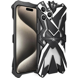 Etui pancerne do iPhone 15 Pro Max, Aluminum Alloy, czarne