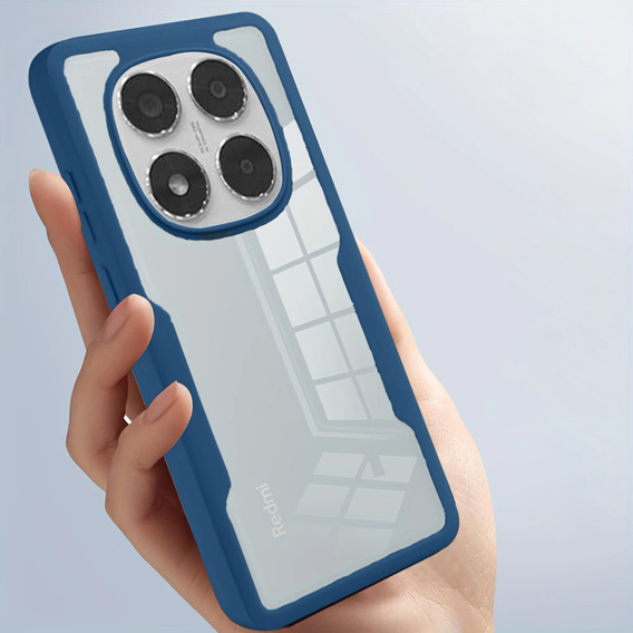 Etui do Xiaomi Redmi Note 14 Pro 5G / 14 Pro+ 5G, Shockproof, z folią, granatowe