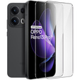 2x Szkło Hartowane do Oppo Reno 13 Pro, ERBORD 9H Hard Glass, szybka