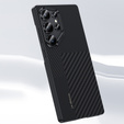 Etui BENKS Kevlar do Samsung Galaxy S25 Ultra, Montage Magnetic Armor Air 600d M045, do MagSafe, czarne
