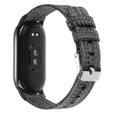 Pasek nylonowy do Xiaomi Smart Mi Band 8 / Xiaomi Smart Mi Band 9, Szary