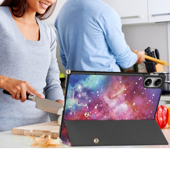 Etui do Xiaomi Redmi Pad Pro / Xiaomi Poco Pad, Smartcase, galaxy