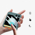 Etui do Samsung Galaxy Z Flip7 FE / Z Flip6, Strap Cover, zielone
