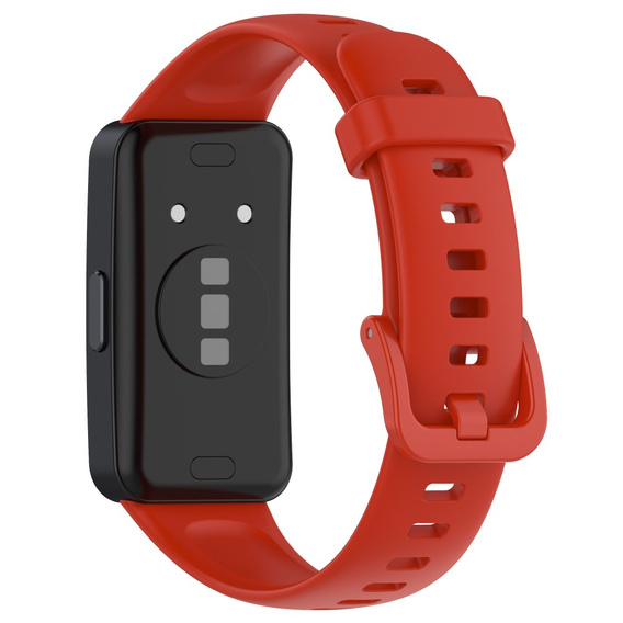 Pasek Silikonowy do Huawei Band 8 / Huawei Band 9 / Huawei Band 10, Czerwony