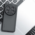 Etui do Xiaomi 14 Ultra, Fusion Hybrid, z ochroną aparatu, przezroczyste / czarne