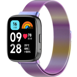 Pasek Bransoleta Milanese do Xiaomi Redmi Watch 3 Active, Wielokolorowa