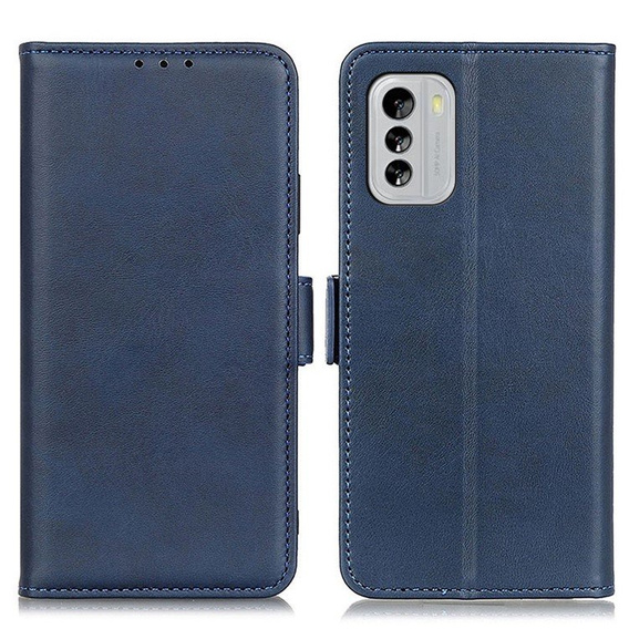 Etui z klapką do Nokia G60 5G, Wallet PU Leather Case, niebieskie