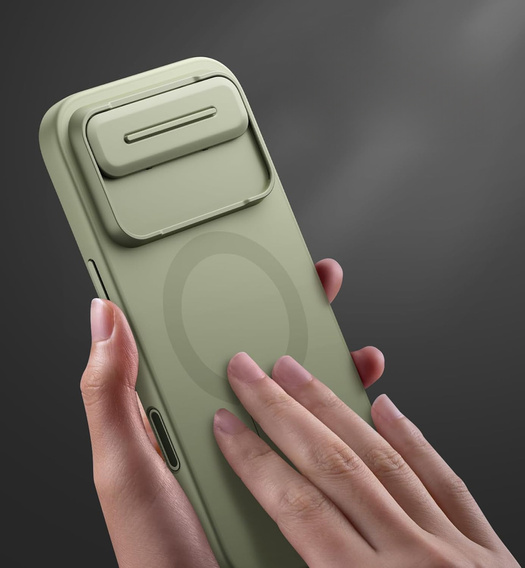 Etui do iPhone Air, Suritch Shockproof, do MagSafe – zielone