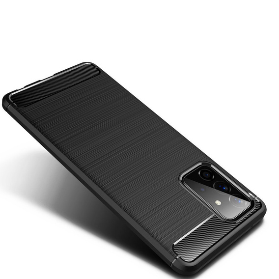Etui do Samsung Galaxy A53 5G, Karbon, czarne
