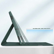 Etui z klawiaturą do Samsung Galaxy Tab S10 FE / S9 FE, Leather Pen Slot, ciemnozielone