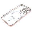 Zestaw Etui do iPhone 13 Pro, MagSafe Hybrid, różowe + Szkło