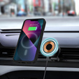 Etui do iPhone 13, do MagSafe, ERBORD Matt Case, czarny + Szkło na ekran