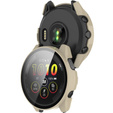 2w1 Etui + Szkło Hartowane do Garmin Forerunner 265S, Beżowe