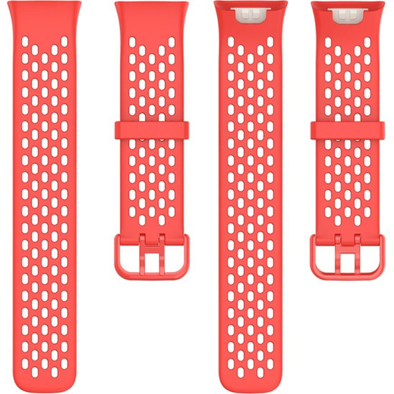 Pasek Silikonowy do Xiaomi Mi Band 7 Pro, Czerwony