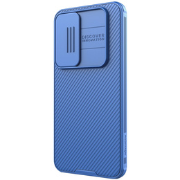 Etui do Samsung Galaxy S24 FE, pancerne Nillkin, CamShield Pro, niebieskie