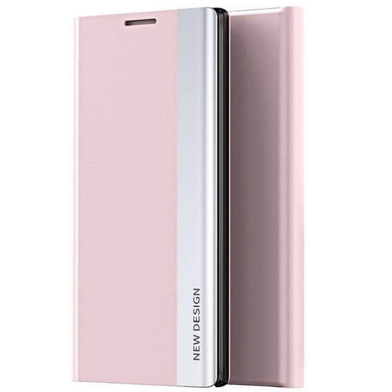 Etui z klapką do Xiaomi Poco M4 Pro 4G, Side Magnetic, różowe