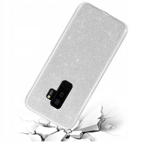 Etui Glitter Case do Samsung Galaxy S9 Plus, Silver