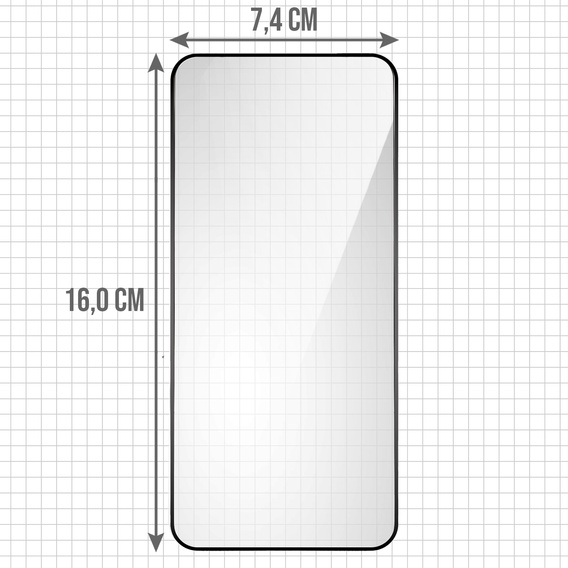 2x Szkło Hartowane do Xiaomi Redmi Note 15 Pro 4G, ERBORD 3D pełne, szybka na cały ekran