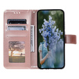 Etui z klapką do Samsung Galaxy A55 5G, Mandala, różowe rose gold