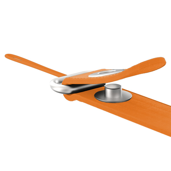 Smycz na telefon kompatybilna z etui do iPhone 17, odpinana magnetyczna klamra, pasek na szyję – pomarańczowa