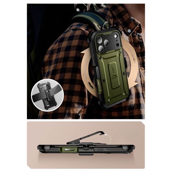 Etui Supcase do iPhone 17 Pro, Unicorn Beetle Pro, Guldan