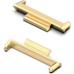 2x Adapter złącze do paska do Huawei Watch Fit 2, Złote