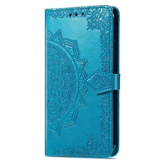 Etui z klapką do Samsung Galaxy M23 5G / M13, Mandala, niebieskie