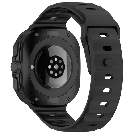 Pasek Silikonowy do Samsung Galaxy Watch Ultra 47mm (2025 / 2024), Czarny