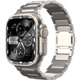 Bransoleta do Apple Watch 1/2/3/4/5/6/7/8/9/10/11/SE Ultra 1/2/3 42/44/45/46/49mm, Tytanowa