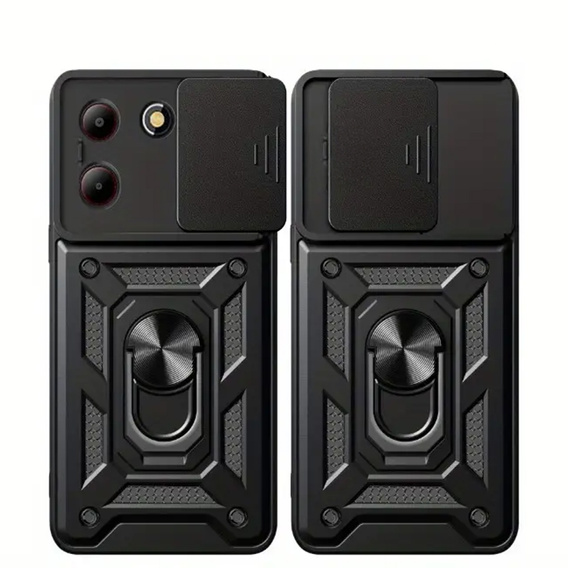 Etui pancerne do ZTE Blade A54, CamShield Slide, czarne