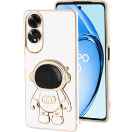 Etui do Oppo A60, Astronaut, białe