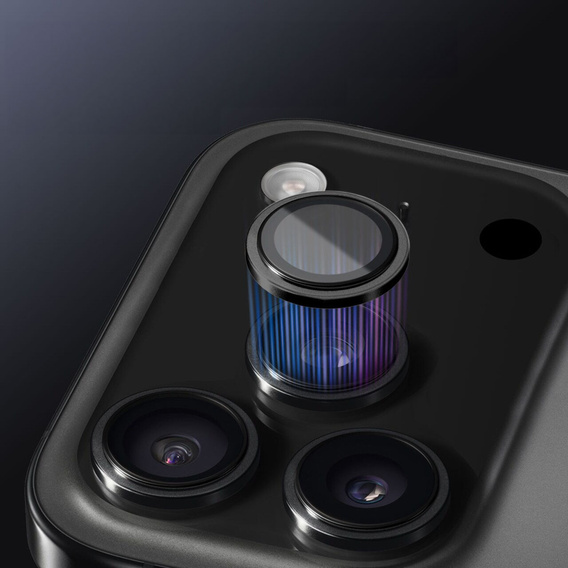 2x Szkło na aparat ERBORD OPTIK Pro do iPhone 17 Pro / 17 Pro Max, czarne