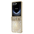 Etui do Samsung Galaxy Z Flip7 5G, Mechanical Legend, złote