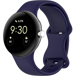Pasek Silikonowy do Google Pixel Watch 3 45mm, granatowy