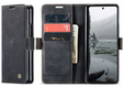 Etui CASEME do Samsung Galaxy Z Fold7 5G, Leather Wallet Case, czarne