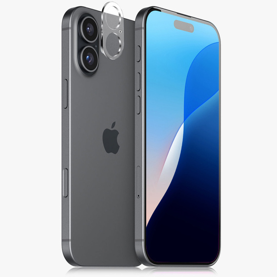 Szkło na obiektywy do iPhone 16 / 16 Plus, przezroczyste
