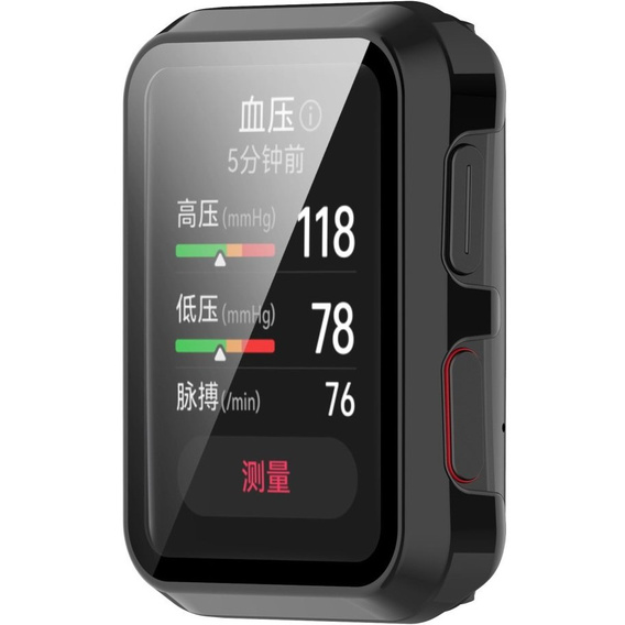 2w1 Etui + Szkło Hartowane do Huawei Watch D, Czarne