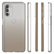 Etui cienkie do Motorola Moto G51 5G, Slim, przezroczyste