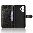 Etui z klapką do Xiaomi Poco F7 Wallet Rhombus - czarne