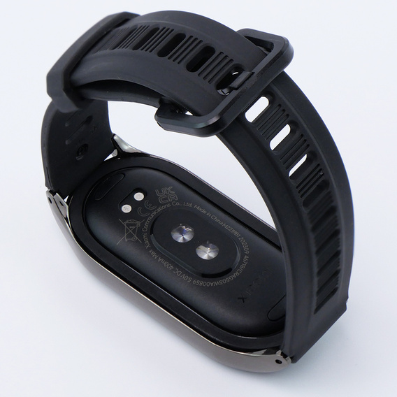 Pasek Silikonowy do Xiaomi Smart Band 10 / 9 / 8, Czarny
