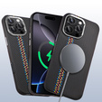 Etui do iPhone 16 Pro Max, Carbon Fiber MagSafe, czarne