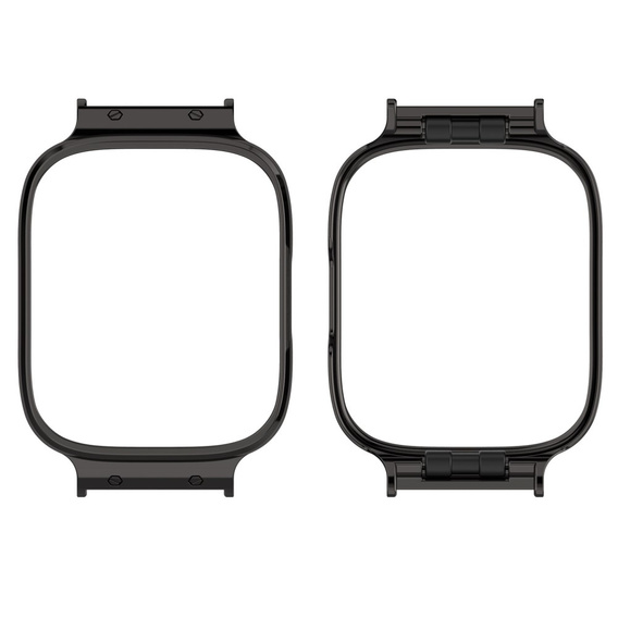 Etui metalowe do Xiaomi Redmi Watch 3 Active, Czarne