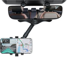 Uchwyt samochodowy na wsteczne lusterko, czarny