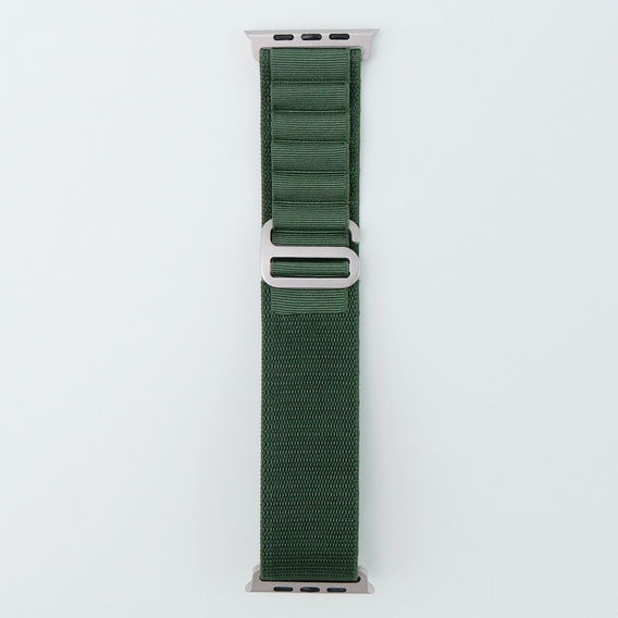 Pasek Nylonowy do Apple Watch 1/2/3/4/5/6/7/8/9/10/SE/Ultra/Ultra 2 42/44/45/46/49mm, Zielony