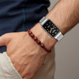 Pasek Bransoleta Milanese do Xiaomi Mi Band 7 Pro, Srebrny
