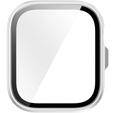 2w1 Etui + Szkło Hartowane do Huawei Watch Fit 4 Pro, Srebrne