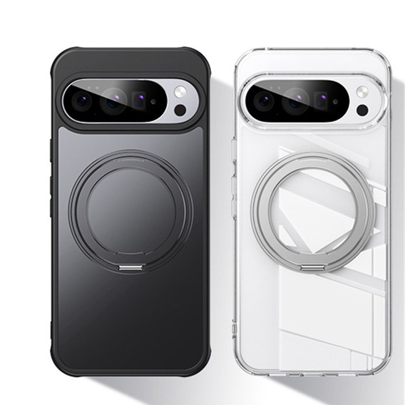 Etui do Google Pixel 10 Pro XL , do MagSafe, z podstawką, czarne