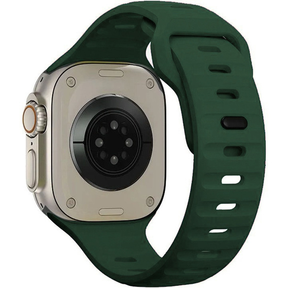 Pasek Silikonowy do Apple Watch 1/2/3/4/5/6/7/8/9/10/11/SE Ultra 1/2/3 42/44/45/46/49mm, Zielony