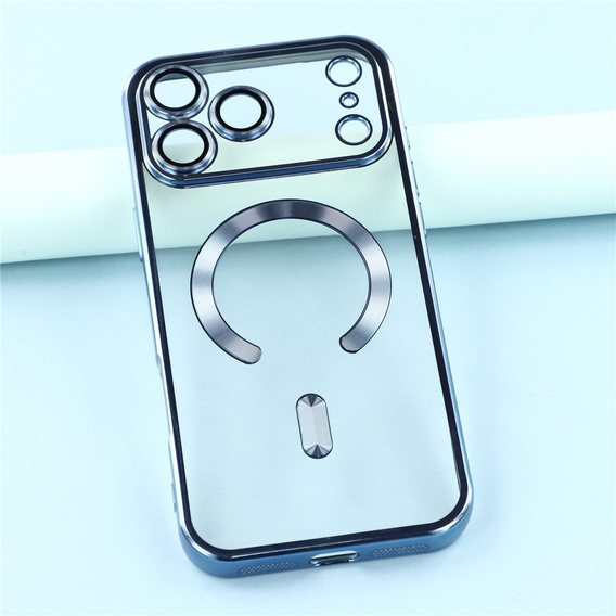 Etui do iPhone 17 Pro Max Electro MagSafe – niebieskie